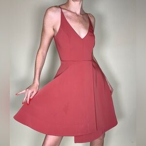Dusty Pink Keepsake The Label Asymmetrical Dress